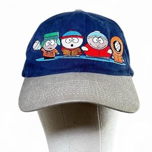 Vintage South Park by Comedy Central embroidered denim trucker baseball hat